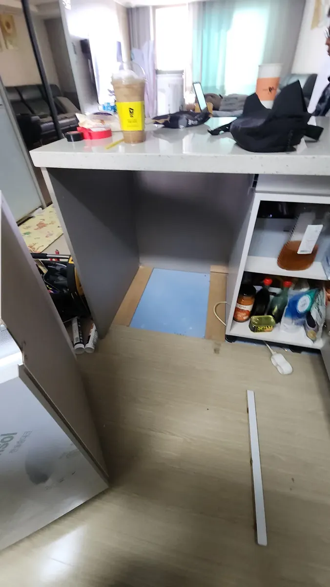 식기세척기 이사 철거 — 기기를 뺀 빈자리