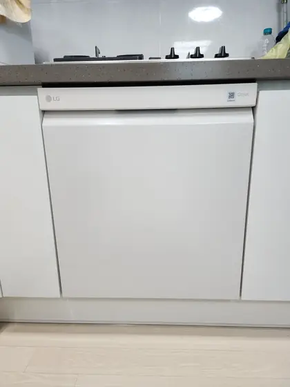 식기세척기 철거 배관 — 쿡탑 아래 식기세척기
